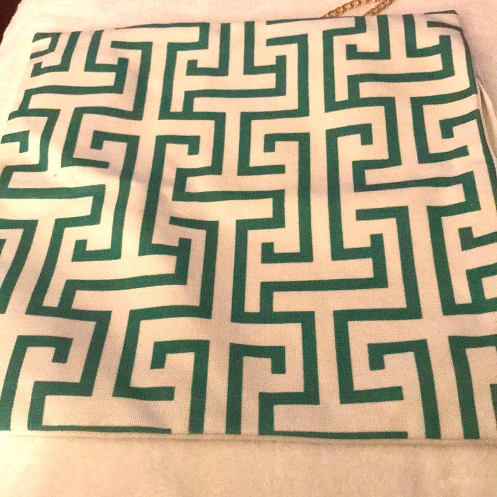 Pillow covers beige and green linen